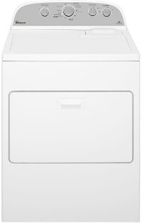 WED49STBW Whirlpool Electric Dryer with AccuDry - 7.0 cu. ft. White
