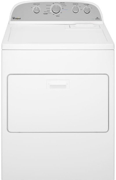 WGD49STBW Whirlpool Gas Dryer with Steam Refresh - 7.0 Cu. Ft. White