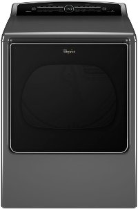 WED8500DC Whirlpool Electric Steam Dryer - 8.8 cu. ft. Chrome Shadow