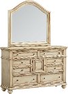 Clearance Heritage Antique White Mirror