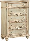 Clearance Heritage Antique White Chest of Drawers