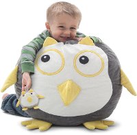 7660OWL Big Joe Oscar the Owl w/ Lil Buddy Short Fur - Bagimal-2