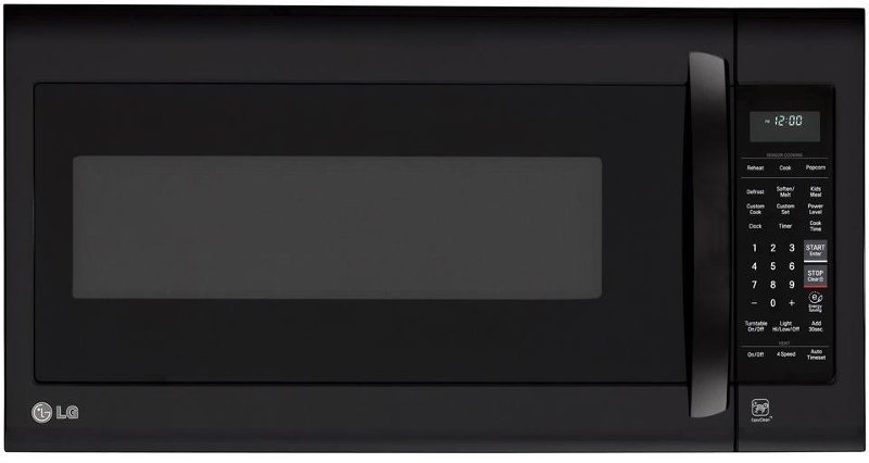 Lg Over The Range Microwave 2 0 Cu Ft Black Rc Willey Lg Over The Range Microwave 2 0 Cu