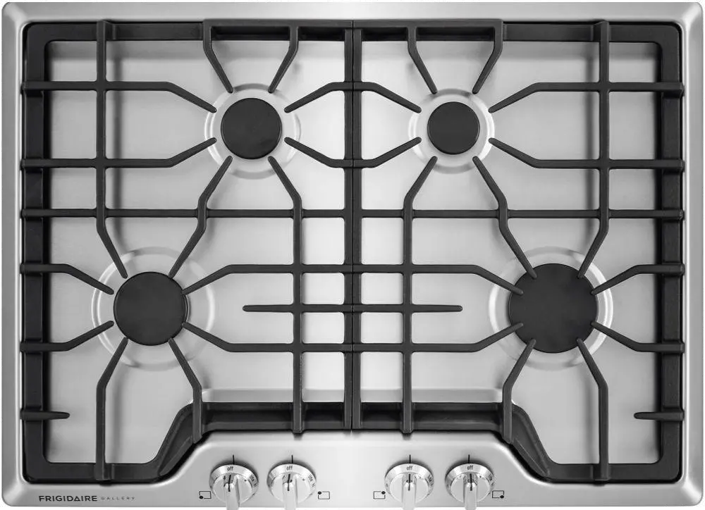 FGGC3045QS Frigidaire Gallery 30 Inch 4 Burner Gas Cooktop - Stainless Steel-3