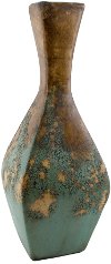 Turquoise Textured Diamond Jar