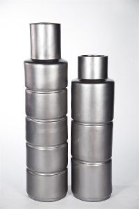 48 Inch Gun Metal Floor Cylinder
