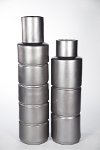 40 Inch Gun Metal Floor Cylinder