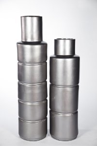 40 Inch Gun Metal Floor Cylinder