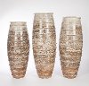 Clearance 44 Inch Quails Egg Ribbed Floor Vase