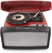 CR6010A-RE Crosley Collegiate Portable USB Record Player
