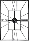 Wrought Iron Wall Clock