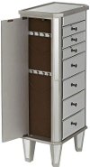 Silver and Mirrored Jewelry Armoire-2