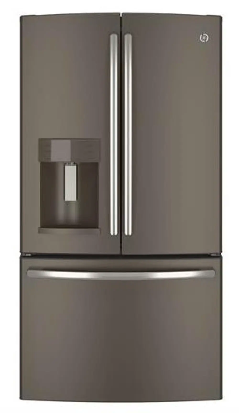 GFE28HMHES GE Slate French Door Refrigerator - 36 Inch-1