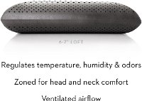 ZZKKHPZB Zoned Dough + Bamboo Charcoal King Pillow - Z by Malouf-5