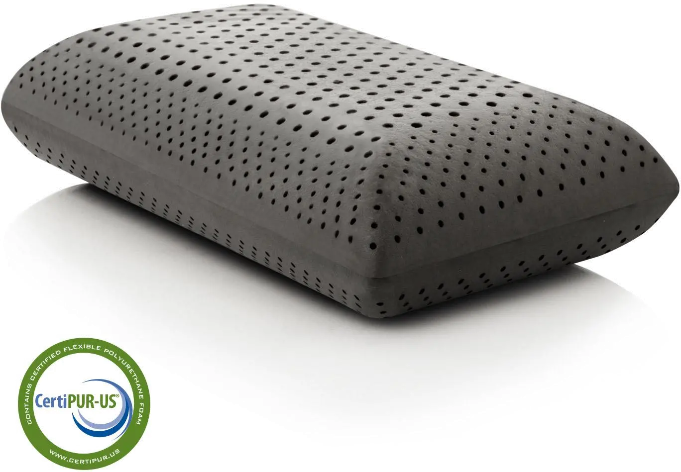 ZZQQHPZB Z by Malouf Zoned Dough + Bamboo Charcoal Queen Pillow-2
