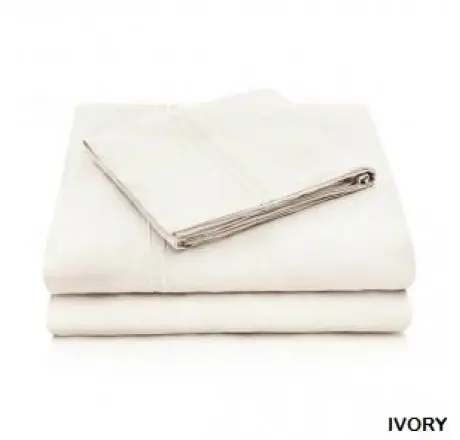 MA25CKIVBS Z by Malouf Bamboo Ivory Cal-King Sheet Set-1