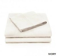 MA25CKIVBS Z by Malouf Bamboo Ivory Cal-King Sheet Set