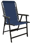 80012000022BLUECHR Blue Suspension Folding Chair