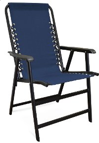 80012000022BLUECHR Blue Suspension Folding Chair