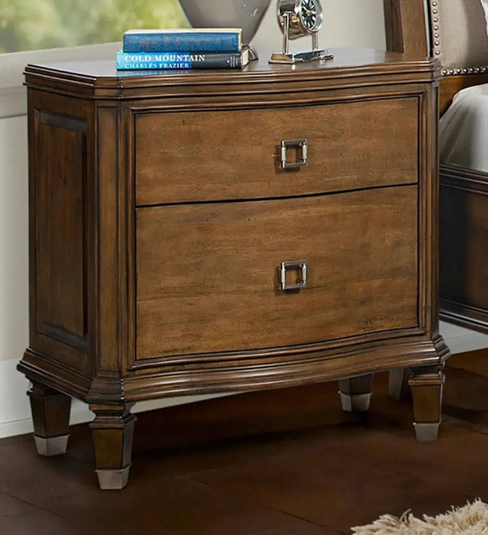 Boutique Pearwood Nightstand-1
