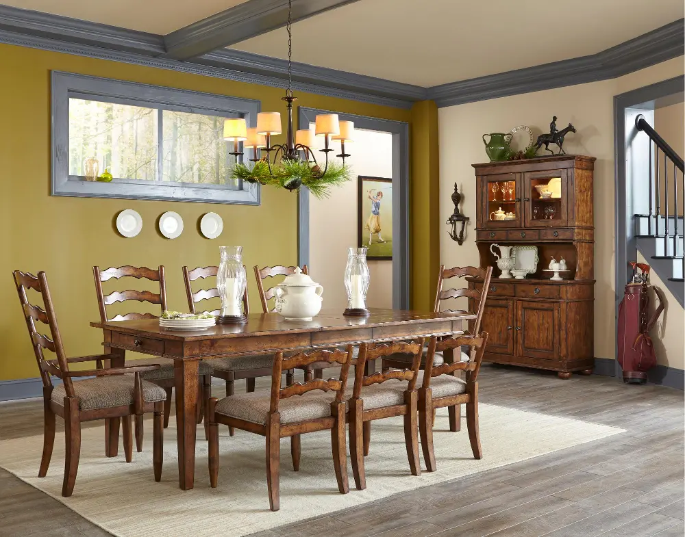 Southern Pines Antique Umber 5 Piece Dining Set-1