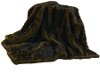 Clearance Faux Mink Brown Fur Throw