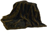 Faux Mink Brown Fur Throw