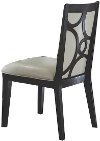 Clearance Espresso Upholstered Dining Room Chair - Planet Collection