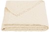 Queen Linen Diamond Pattern Quilt