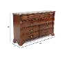 Clearance Isabella Dark Cherry Dresser