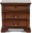 Clearance Isabella Dark Cherry Nightstand