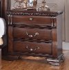 Traditional Dark Cherry Nightstand - Isabella