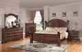 Isabella Dark Cherry 4 Piece King Bedroom Set