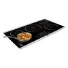 LSCE365ST LG STUDIO 36 Inch Smoothtop Electric Cooktop - Black and Stainless Steel-2