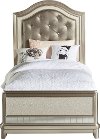 Lil' Diva Champagne Twin Bed-1