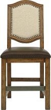 American Attitude Oak Counter Stool