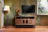62 Inch Industrial Rustic Brown TV Stand-2