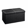 Black Large Storage Ottoman - Beginnings -1