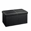 Black Large Storage Ottoman - Beginnings -2