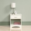 White 1-Drawer Nightstand - Beginnings