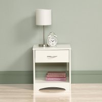 White 1-Drawer Nightstand - Beginnings