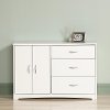 White 3-Drawer Dresser - Beginnings