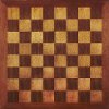 Antique Cherry Game Table with Reversible Board-2
