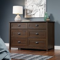 Rum Walnut 6-Drawer Dresser - County Line -2