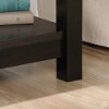 Black 1-Drawer Nightstand - County Line