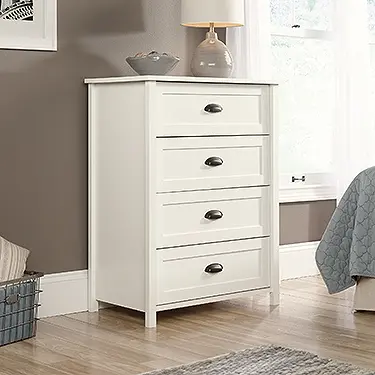 Soft White 4-Drawer Chest - County Line-3