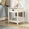 Soft White 1-Drawer Nightstand - County Line