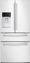 RF25HMEDBWW Samsung 24.73 cu. ft. 4 Door French Door Refrigerator with FlexZone Drawer - 33 Inch White