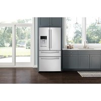 RF25HMEDBWW Samsung 24.73 cu. ft. 4 Door French Door Refrigerator with FlexZone Drawer - 33 Inch White-7