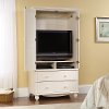 Antiqued White Armoire - Harbor View